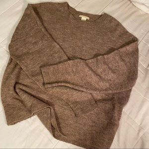 brown knit sweater (last chance!)
